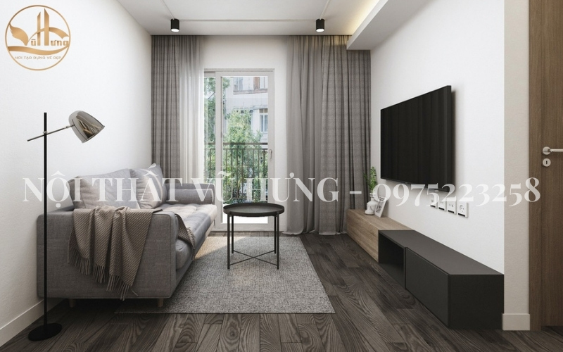 Mẫu thiết kế nội thất chung cư mini tối giản nhưng tiện nghi