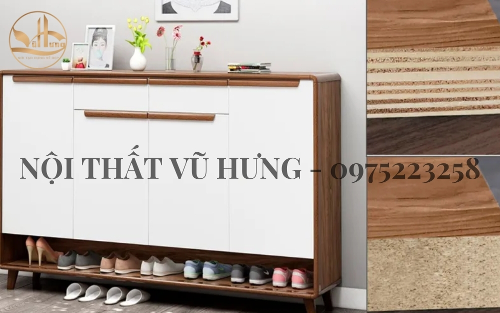 3 Loại Tủ Giày Gỗ Công Nghiệp Giá Rẻ - Chất Lượng 