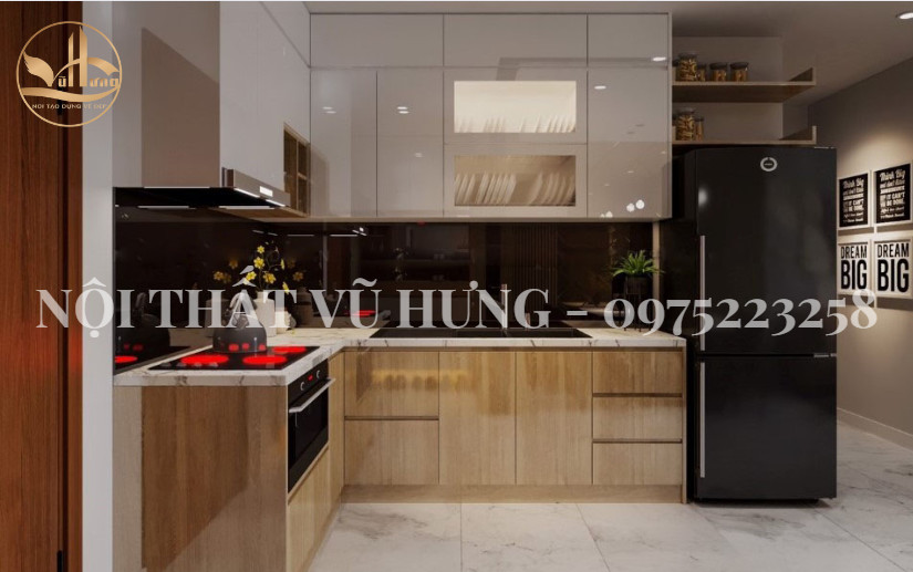 Có nên sử dụng tủ bếp nhựa giả gỗ đẹp cho không gian bếp không? 
