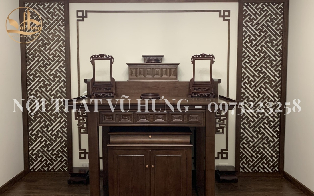 Bàn Thờ Gỗ Sồi Có Tốt Không? TOP 10+ Mẫu Bàn Thờ Gỗ Sồi Đẹp Giá Rẻ - Chất Lượng 