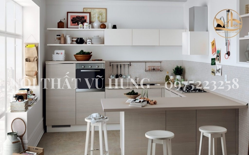 Gợi ý các mẫu phòng bếp đẹp đơn giản được săn đón nhất hiện nay