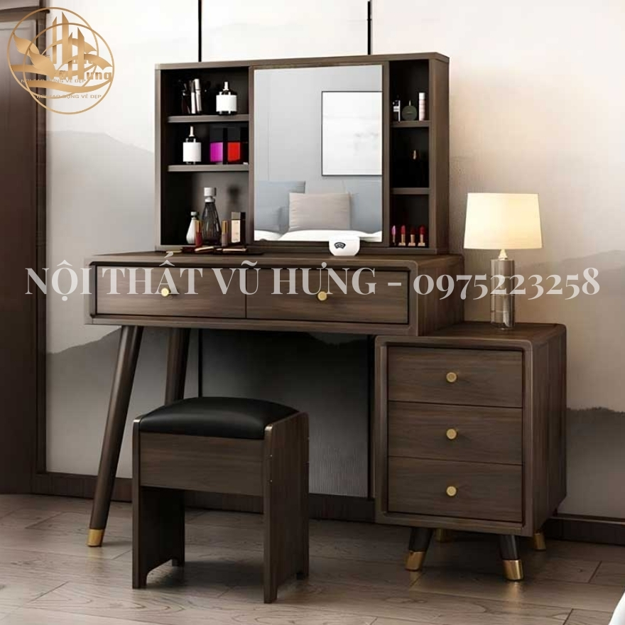 Mẫu bàn trang điểm gỗ đẹp nhất hiện nay