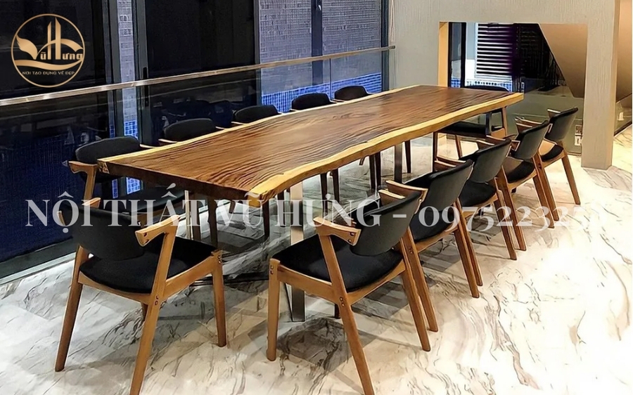 TOP 4 XU HƯỚNG THIẾT KẾ BÀN ĂN GỖ ÓC CHÓ ĐẸP - SANG 