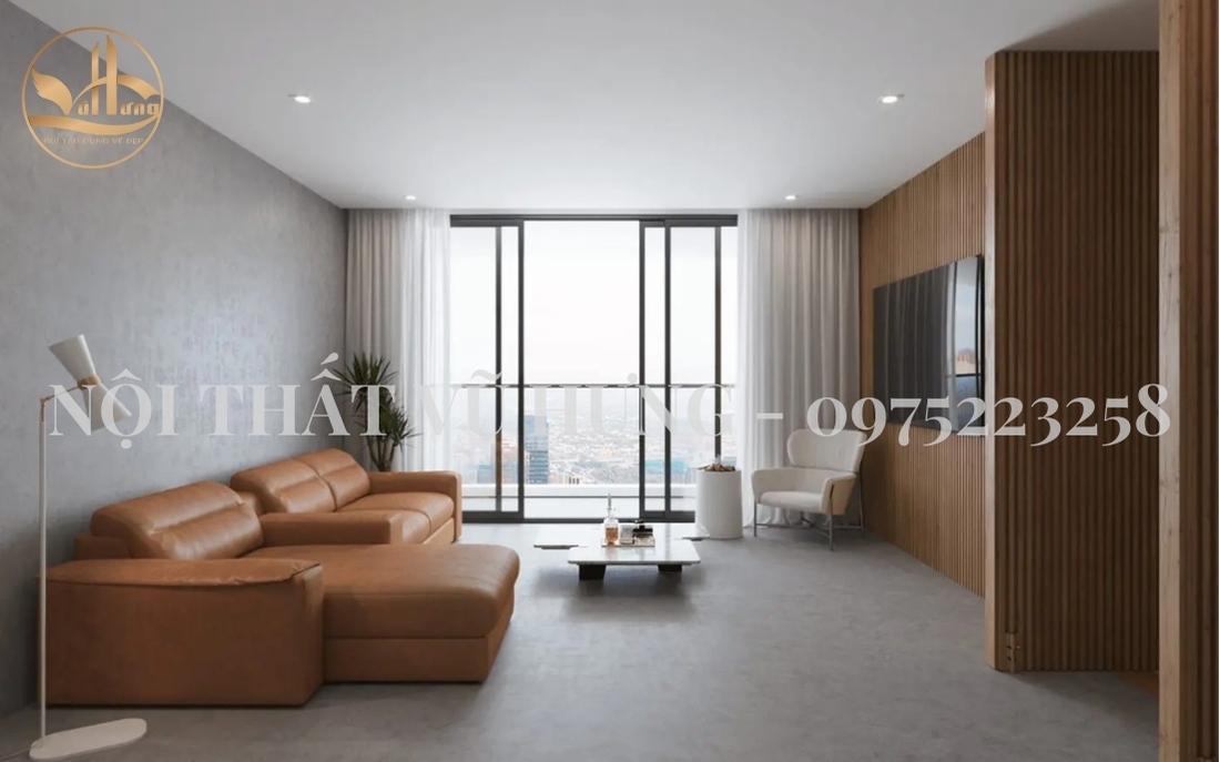 phòng khách biệt thự phong cách Minimalism