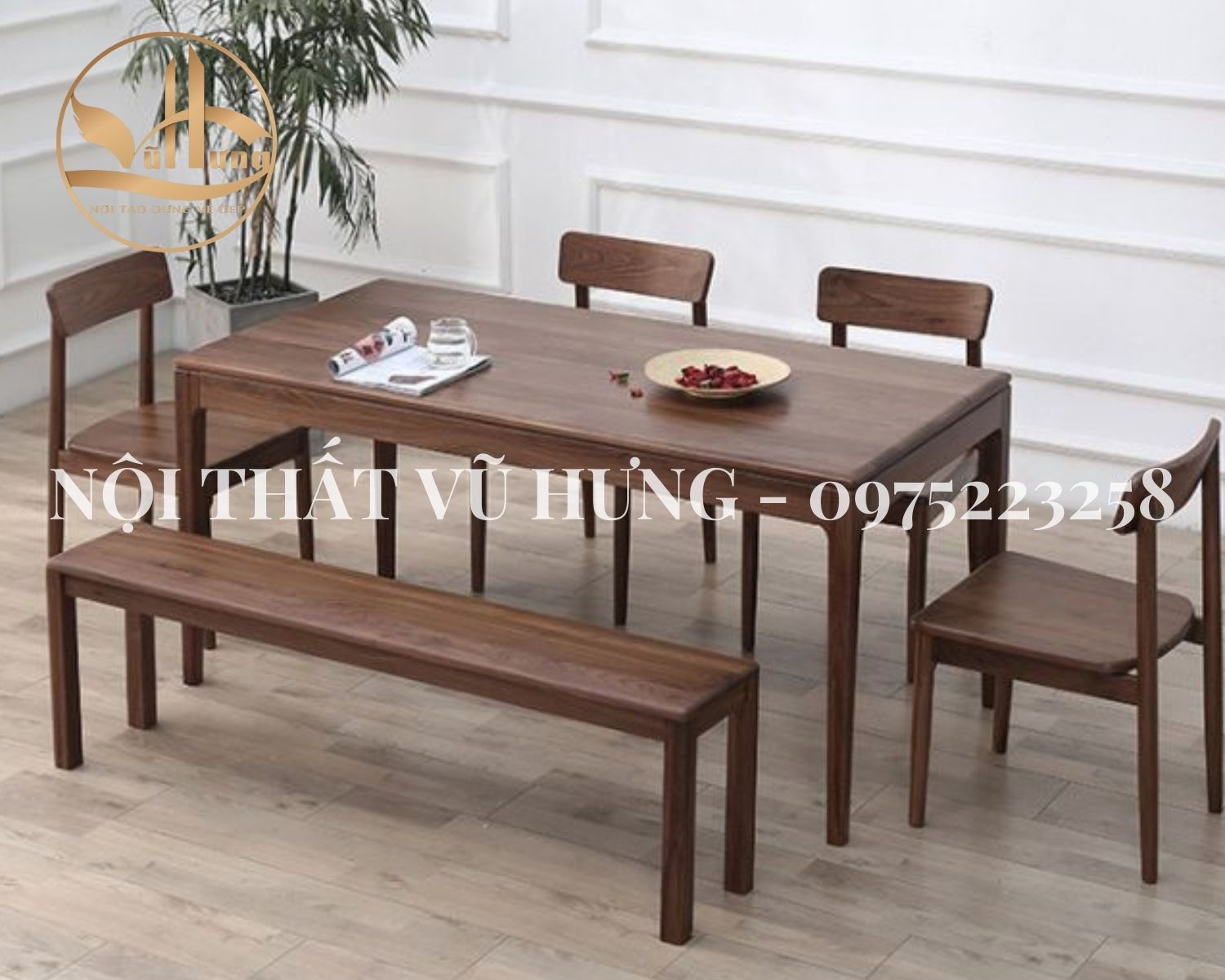 Ngắm Nhìn Thiết Kế Bàn Ăn Gỗ Công Nghiệp Đẹp Mắt - Ấn Tượng 