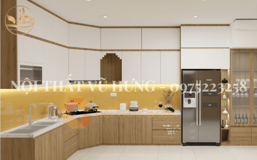 Tủ bếp nhựa giả gỗ là gì?