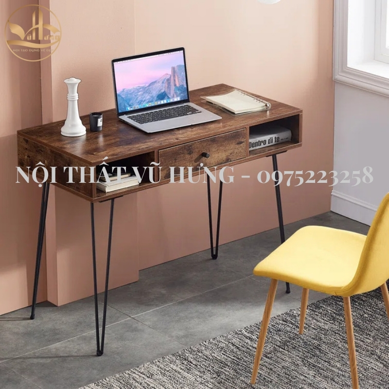 mẫu bàn làm việc gỗ có ngăn kéo 