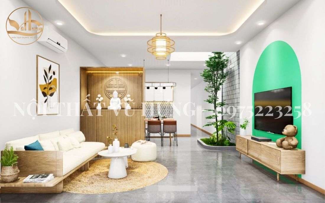 những mẫu thiết kế nội thất nhà cấp 4 đẹp