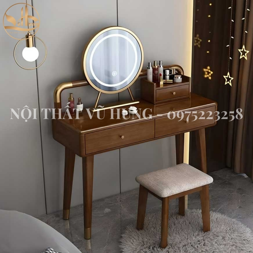 6 ƯU ĐIỂM VƯỢT TRỘI CỦA MẪU BÀN TRANG ĐIỂM GỖ ĐẸP TẠI NỘI THẤT VŨ HƯNG