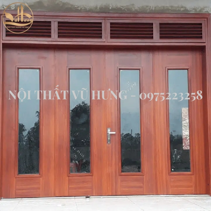 Khám Phá 4 Kiểu Thiết Kế Cửa Gỗ 4 Cánh Tuyệt Đẹp - Sang Trọng 