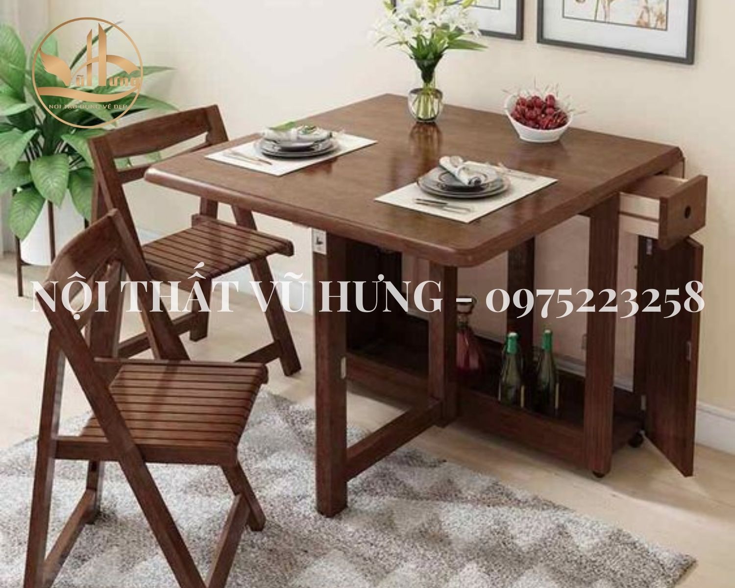 TOP 15+ Thiết Kế Bàn Ăn Gỗ Công Nghiệp Đẹp Mắt - Ấn Tượng 