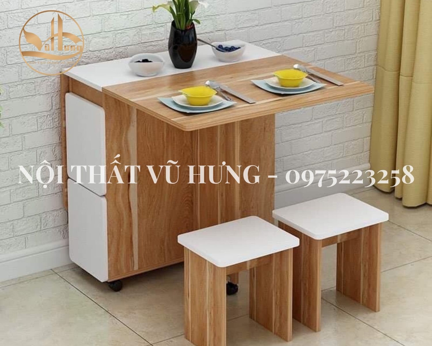 3 ưu điểm vượt trội của bàn ăn gỗ công nghiệp