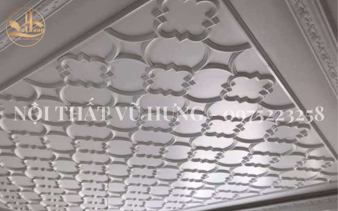Phào chỉ trần nhà đẹp bằng nhựa 