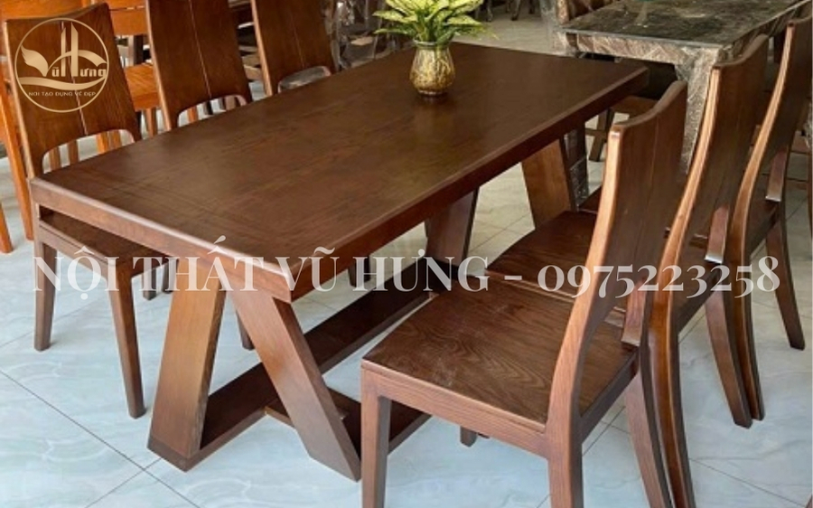 TOP 4 XU HƯỚNG THIẾT KẾ BÀN ĂN GỖ ÓC CHÓ ĐẸP - SANG 