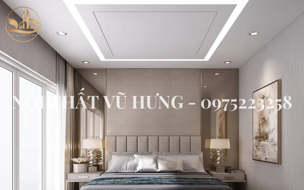 15+ mẫu trần thạch cao phẳng không giật cấp tuyệt đẹp