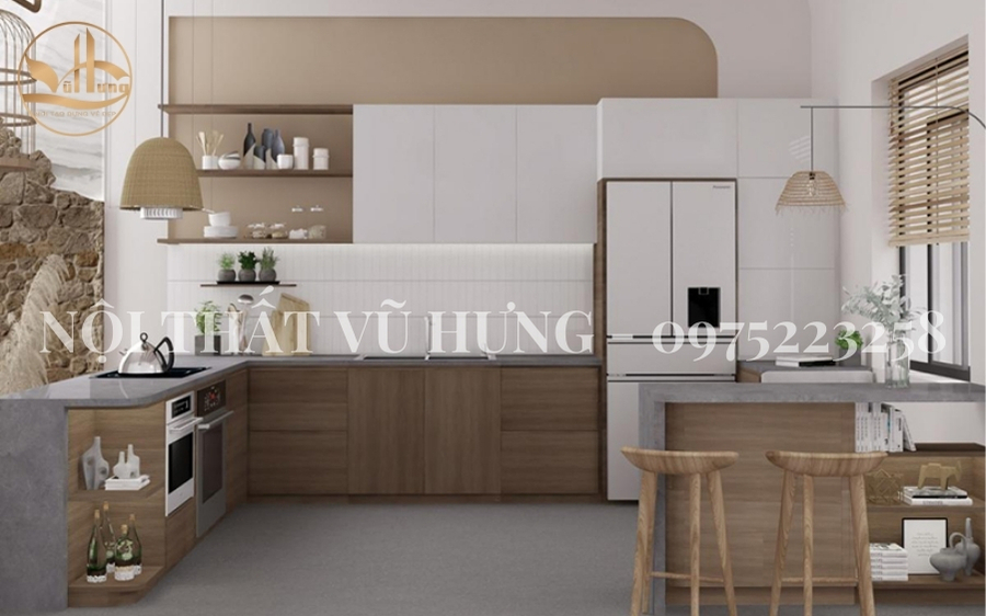 20+ mẫu phòng bếp đẹp đơn giản dành cho chung cư hiện đại
