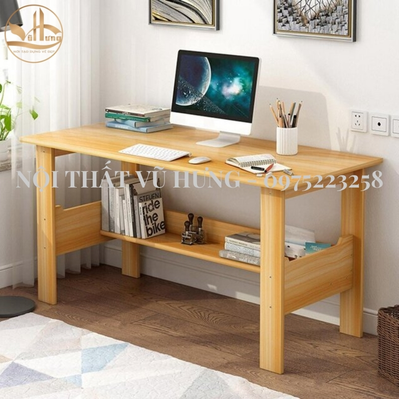 4 Kiểu Bàn Làm Việc Gỗ Đẹp Tại Nhà - Hiện Đại - Thông Minh
