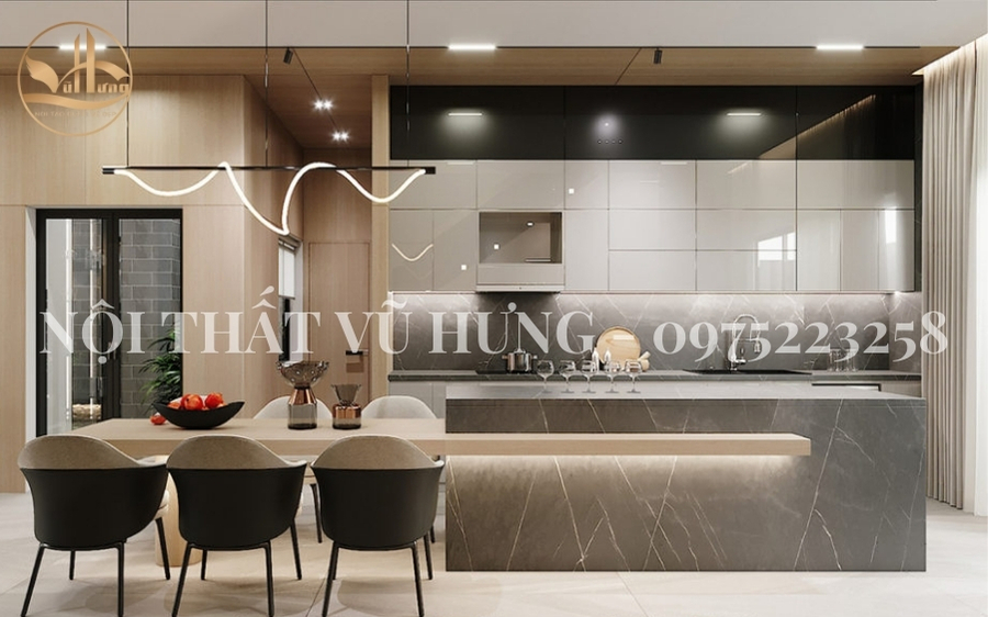 mẫu phòng bếp đẹp đơn giản