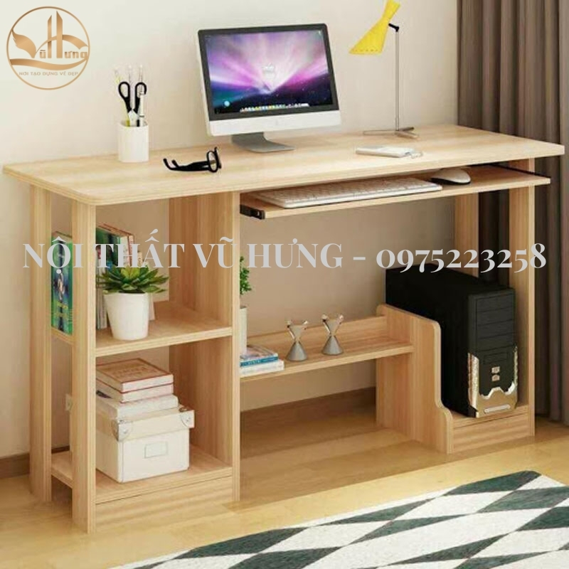 mẫu bàn làm việc gỗ đơn giản