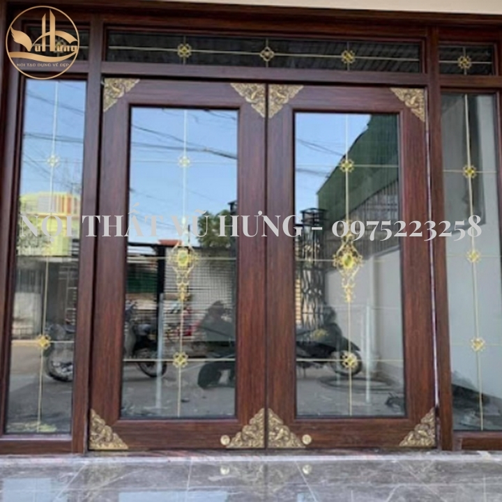 Các loại mẫu cửa gỗ 4 cánh đẹp hiện nay 