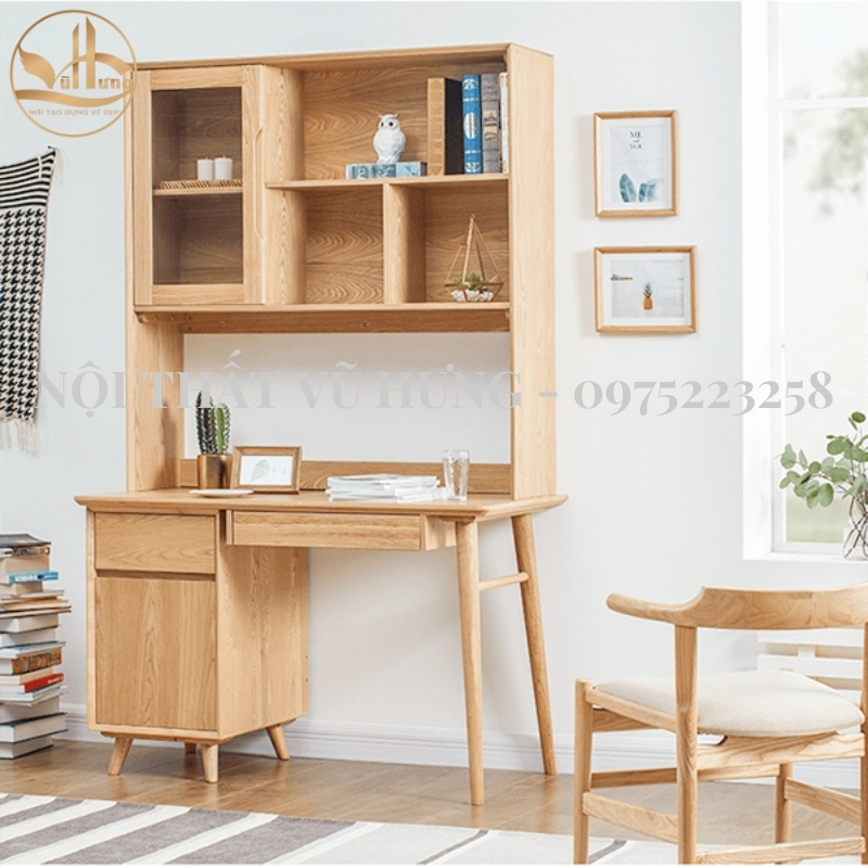 4 Kiểu Bàn Làm Việc Gỗ Đẹp Tại Nhà - Hiện Đại - Thông Minh

