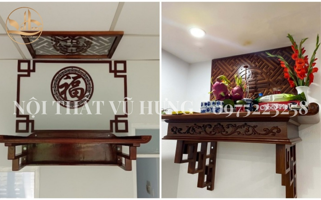 Bàn Thờ Gỗ Sồi Có Tốt Không? TOP 10+ Mẫu Bàn Thờ Gỗ Sồi Đẹp Giá Rẻ - Chất Lượng 