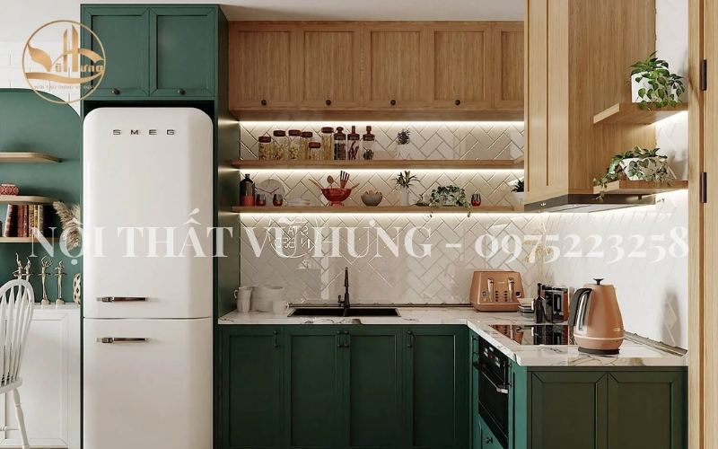 Gợi ý các mẫu phòng bếp đẹp đơn giản được săn đón nhất hiện nay