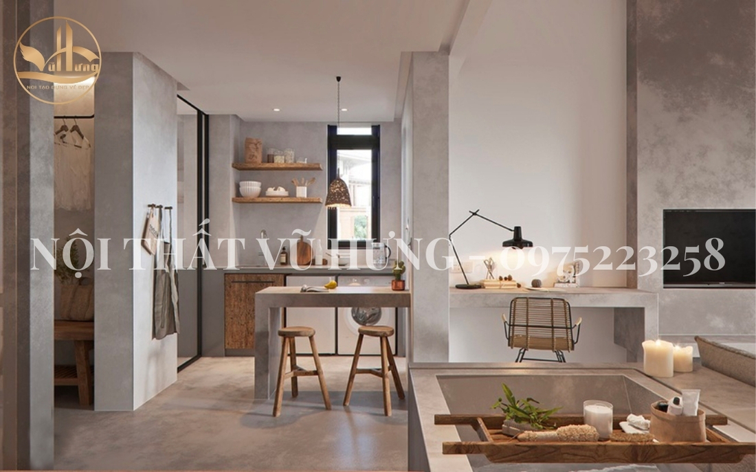 căn hộ 40m2 đẹp