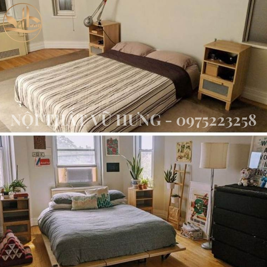 3 phương án cải tạo phòng ngủ giá rẻ được đánh giá cao nhất tại Nội Thất Vũ Hưng
