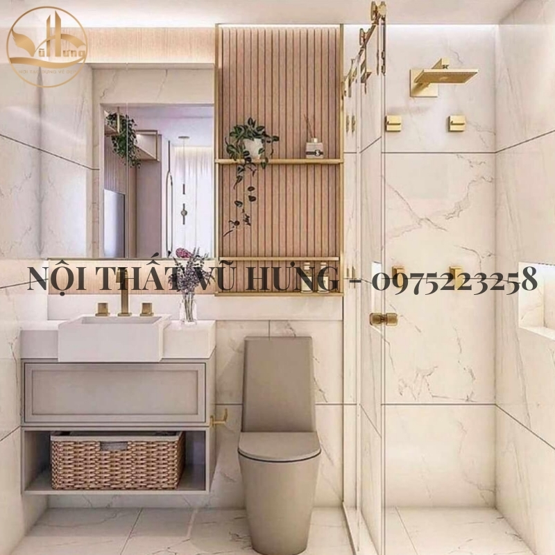 Nguyên Tắc 3 “KHÔNG” Khi Trang Trí Nội Thất Chuẩn Phong Thủy Nhà Tắm 