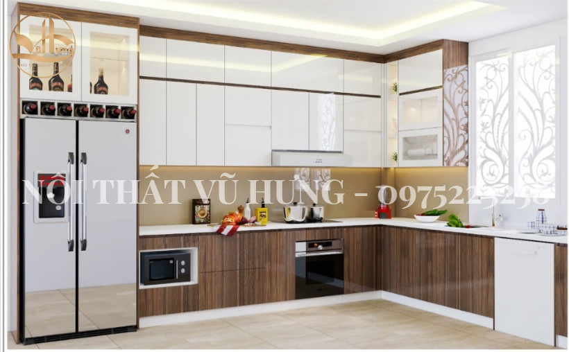 Mẫu Tủ Bếp Nhựa Giả Gỗ CHẤT LƯỢNG - TIẾT KIỆM - ĐẸP NHẤT 2024 