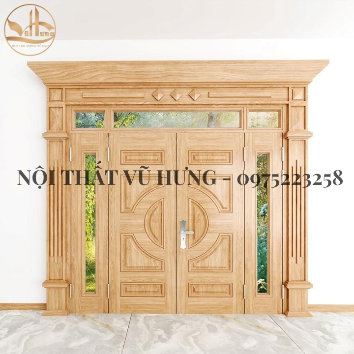Khám Phá 4 Kiểu Thiết Kế Cửa Gỗ 4 Cánh Tuyệt Đẹp - Sang Trọng