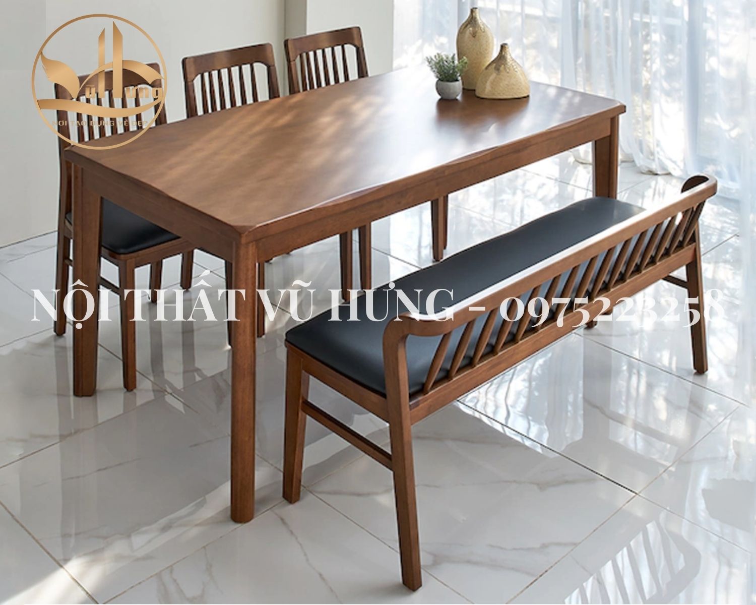 Ngắm Nhìn Thiết Kế Bàn Ăn Gỗ Công Nghiệp Đẹp Mắt - Ấn Tượng 