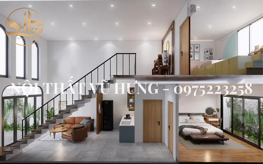 Thiết Kế Nội Thất Nhà Cấp 4 Gác Lửng Chỉ Từ 300 Triệu - Nhà Đông Người, Ở Vẫn Vô Tư