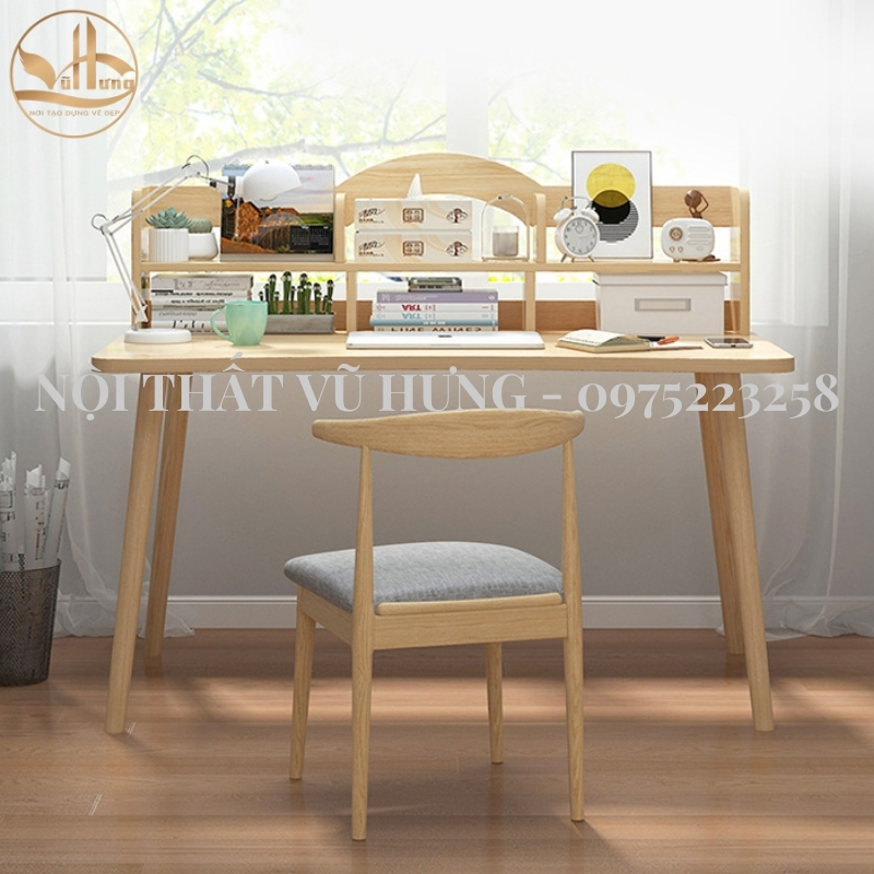 4 Kiểu Bàn Làm Việc Gỗ Đẹp Tại Nhà - Hiện Đại - Thông Minh
