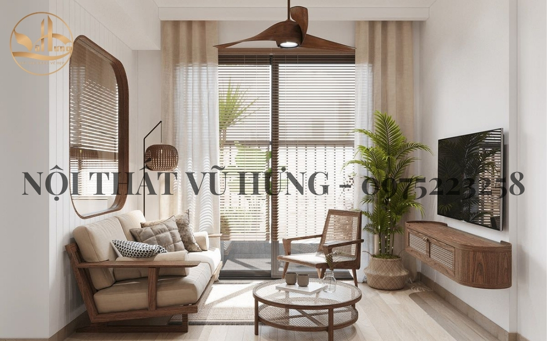 Phòng khách nhà ống được lấy ý tưởng từ phong cách thiết kế Minimalism