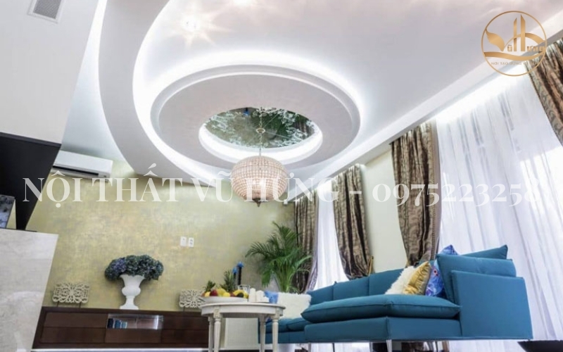 20+ Mẫu Trần Thạch Cao Phòng Khách - Trend Nội Thất 2024