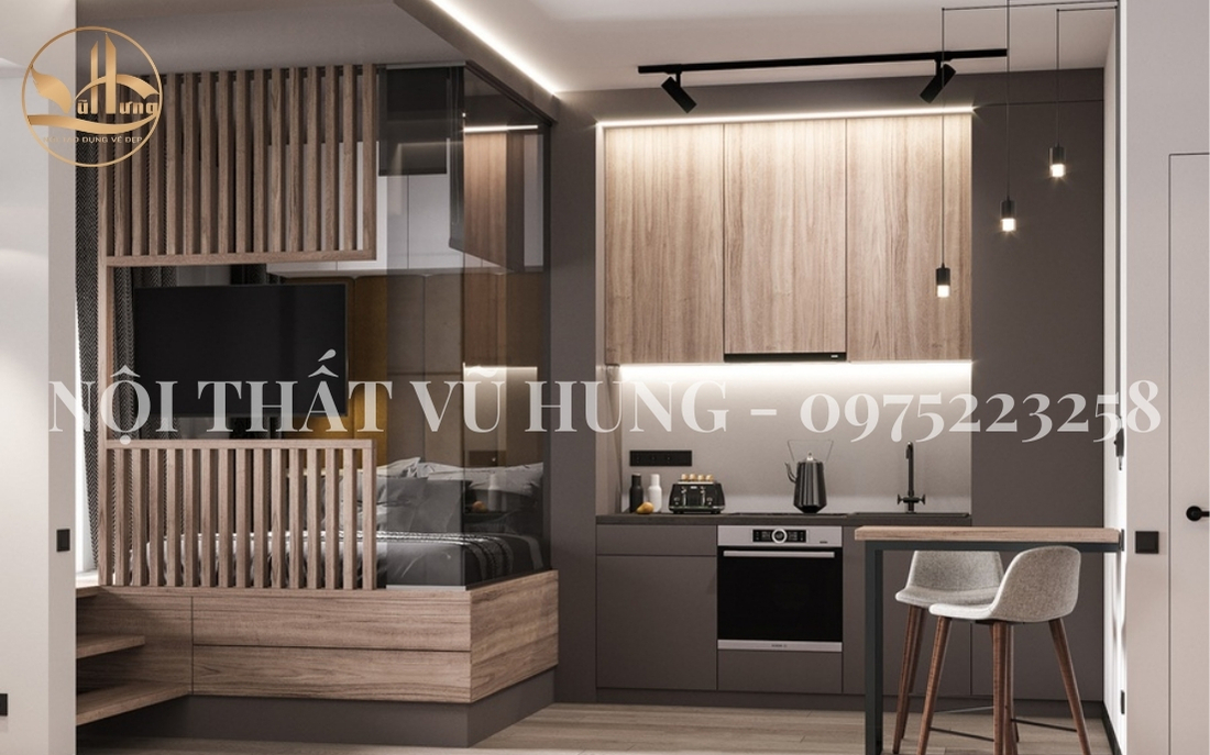 Tổng hợp 10+ mẫu thiết kế nội thất chung cư 40m2 phổ biến nhất năm nay 