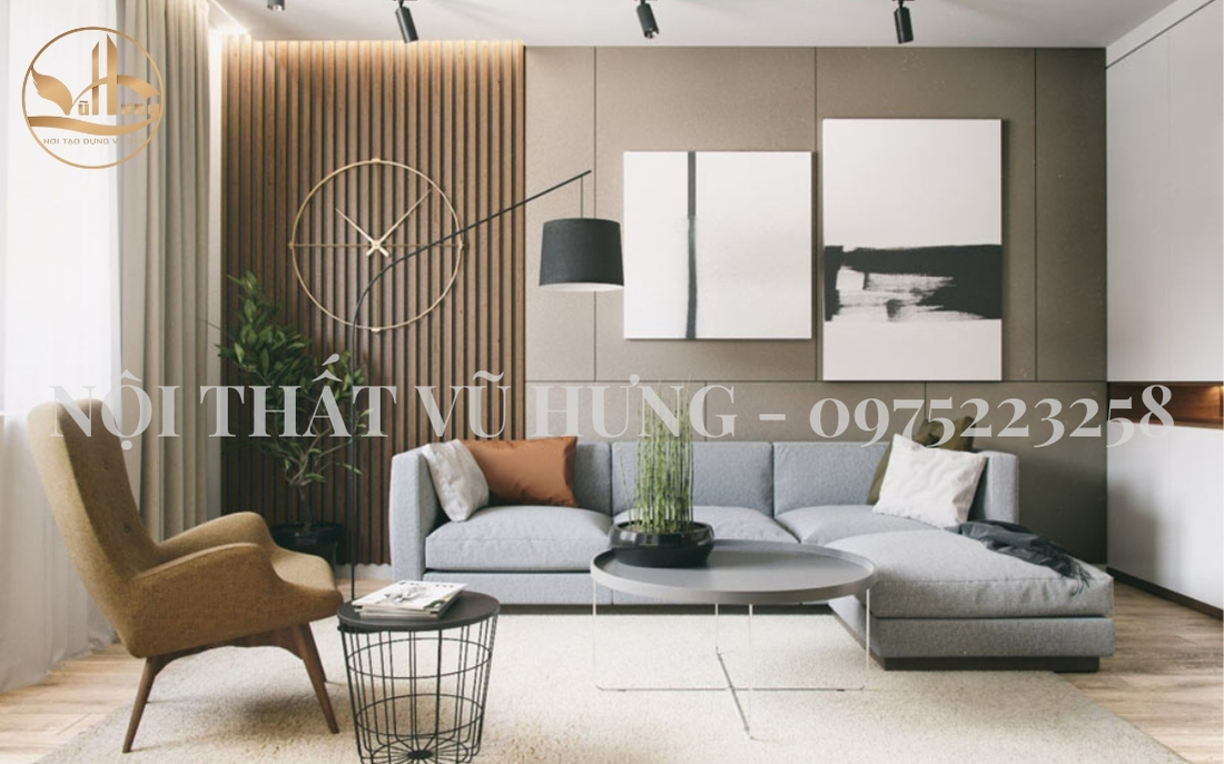Mẫu phòng khách nhà ống đẹp theo từng diện tích sử dụng 