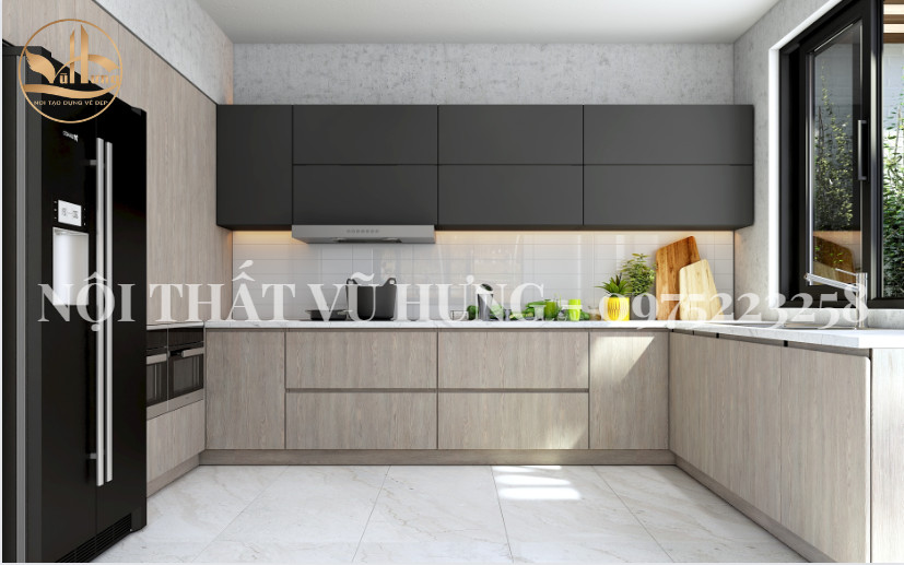 Mẫu Tủ Bếp Nhựa Giả Gỗ CHẤT LƯỢNG - TIẾT KIỆM - ĐẸP NHẤT 2024 