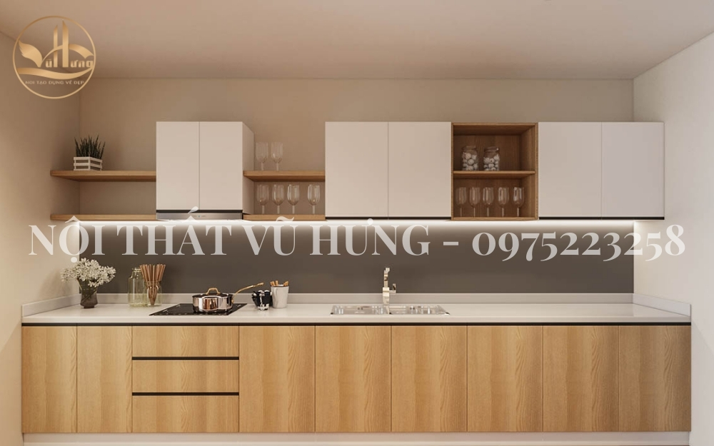 Tủ bếp nhựa giả gỗ là gì?