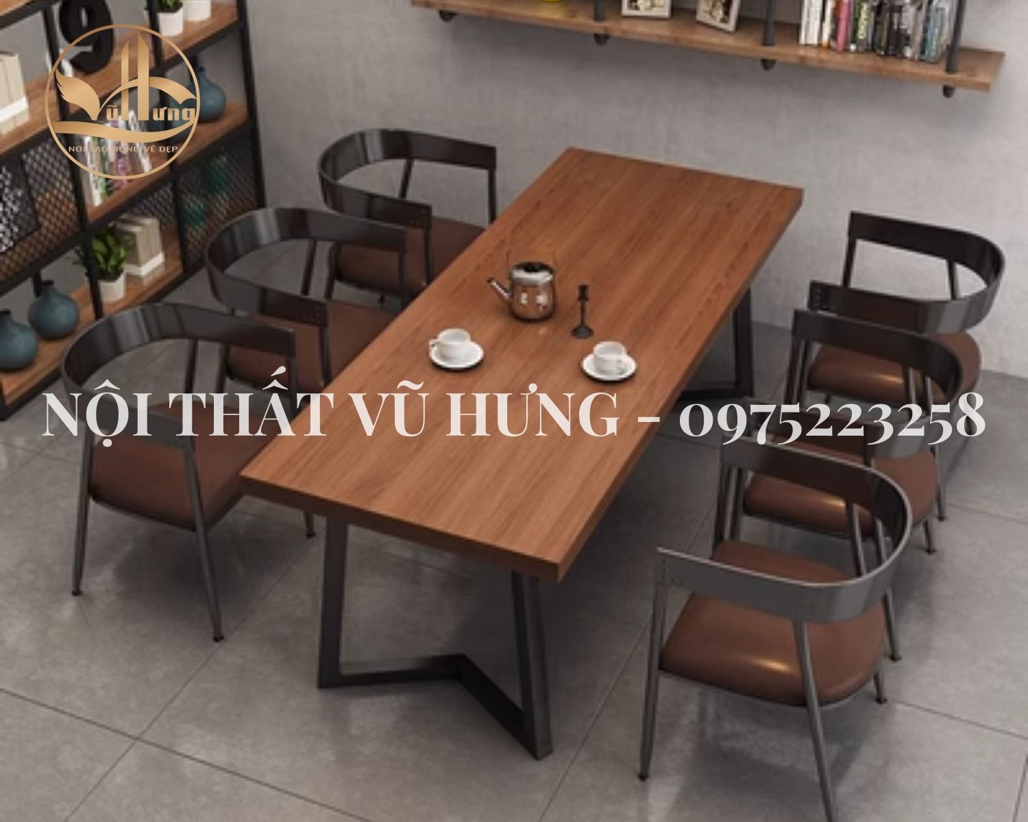 Ngắm Nhìn Thiết Kế Bàn Ăn Gỗ Công Nghiệp Đẹp Mắt - Ấn Tượng 
