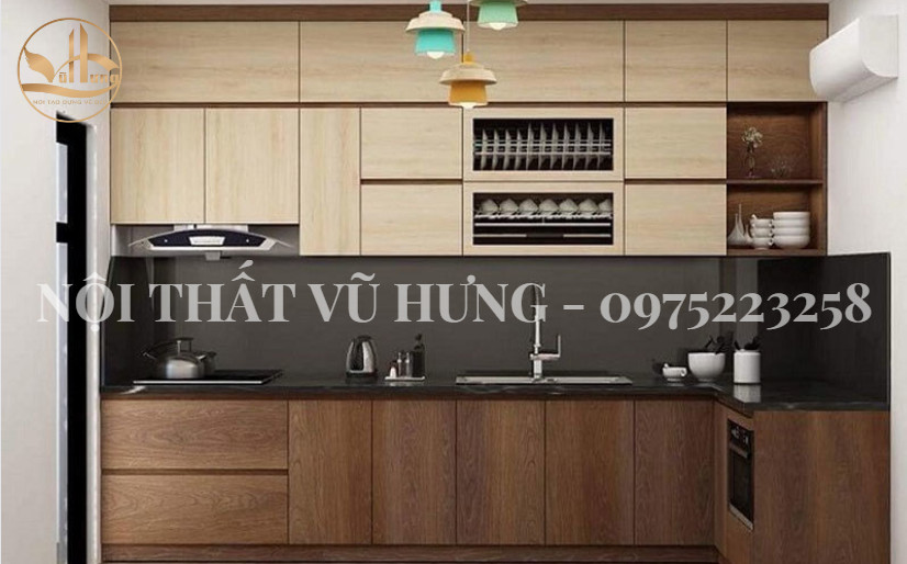 Tủ bếp nhựa giả gỗ là gì? 