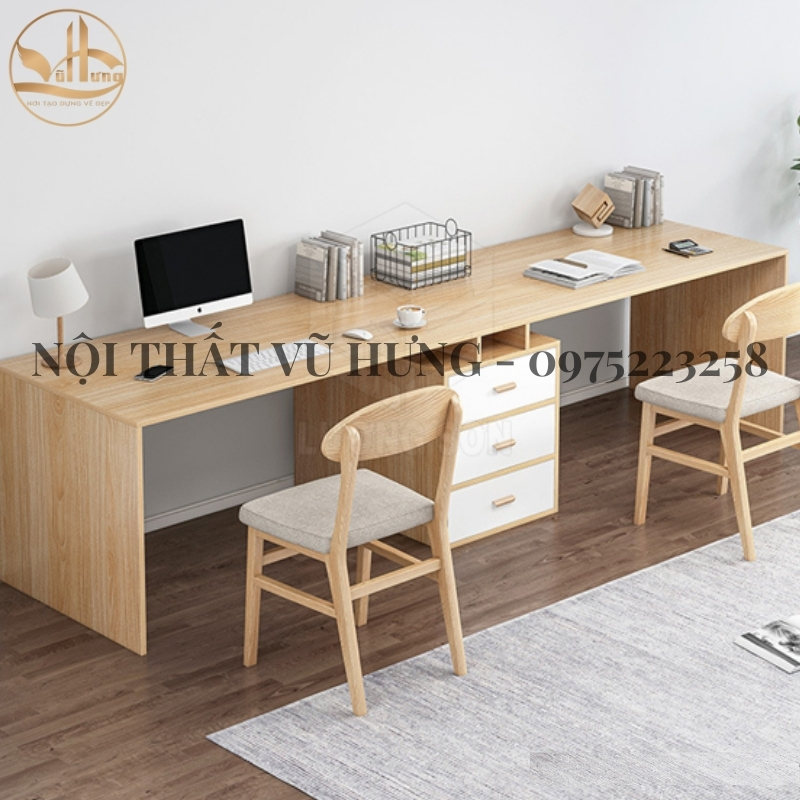 4 Kiểu Bàn Làm Việc Gỗ Đẹp Tại Nhà - Hiện Đại - Thông Minh
