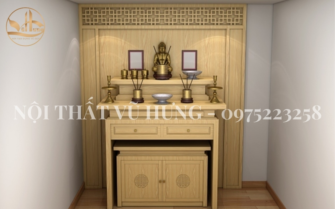 Bàn Thờ Gỗ Sồi Có Tốt Không? TOP 10+ Mẫu Bàn Thờ Gỗ Sồi Đẹp Giá Rẻ - Chất Lượng 
