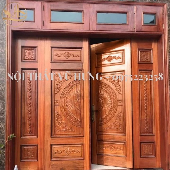 Khám Phá 4 Kiểu Thiết Kế Cửa Gỗ 4 Cánh Tuyệt Đẹp - Sang Trọng 