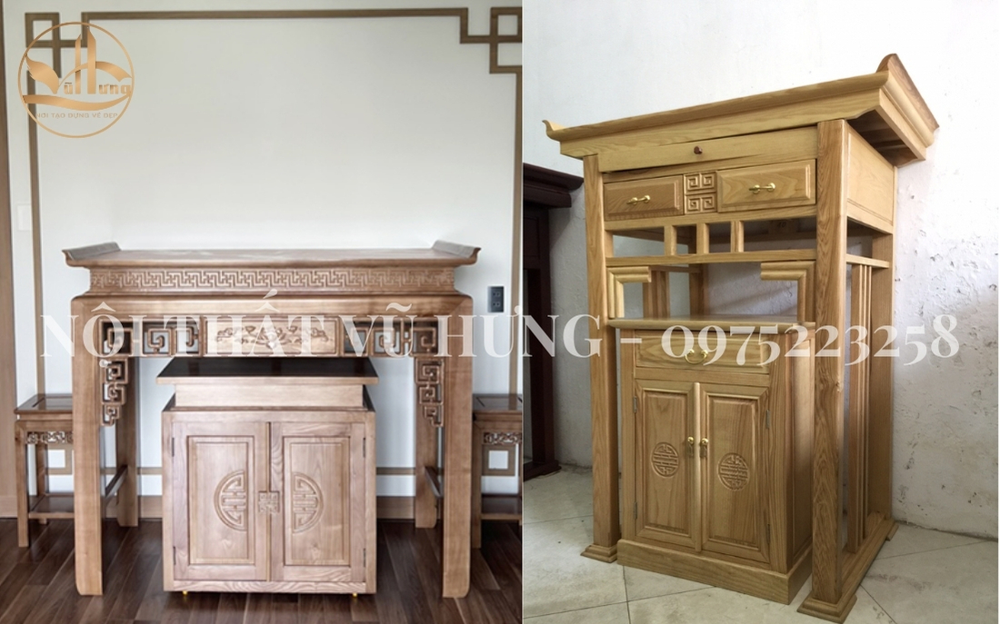 bàn thờ gỗ sồi có tốt không