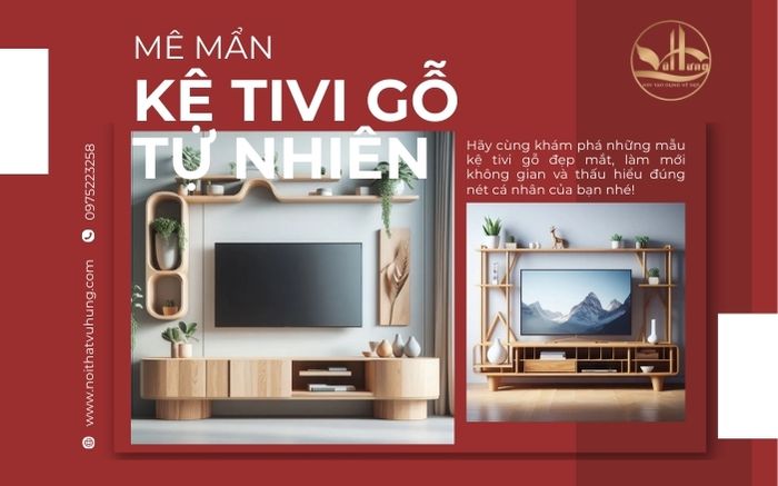 Mê Mẩn 10+ Mẫu Kệ Tivi Gỗ Đẹp Cho Ngôi Nhà Thông Minh