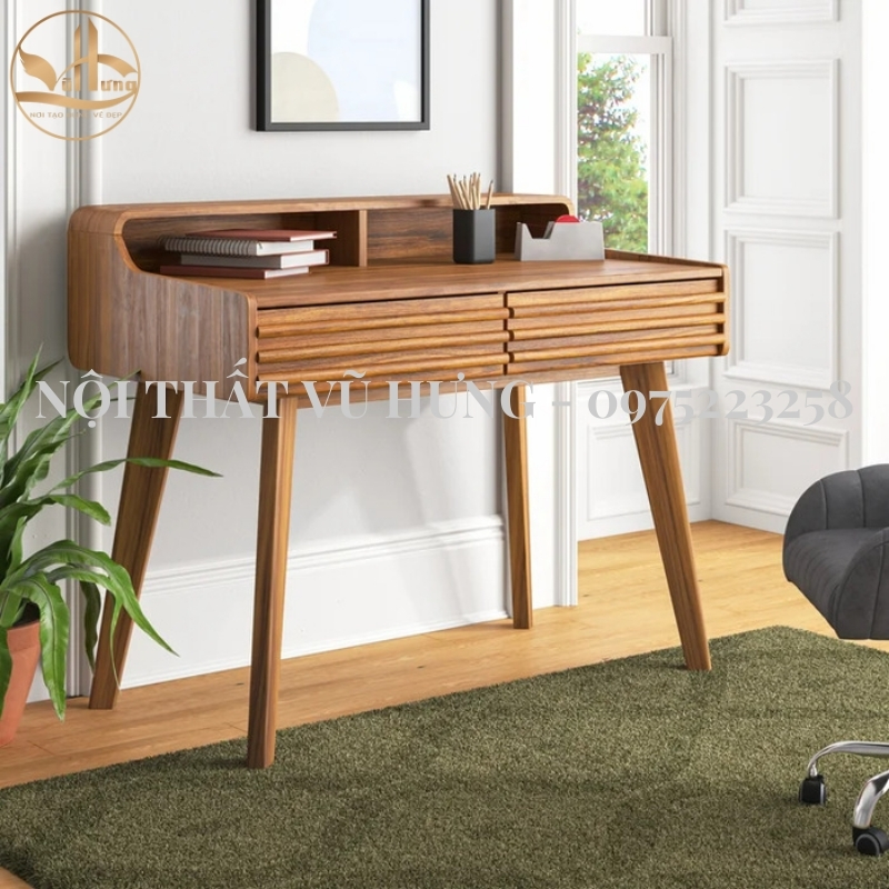 mẫu bàn làm việc gỗ có ngăn kéo 