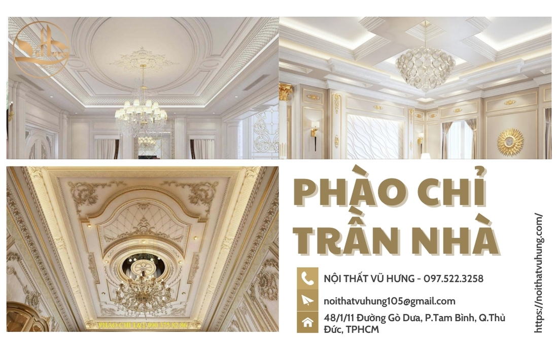 TOP 3 Phào Chỉ Trần Nhà ĐẸP MẮT - TINH TẾ - SANG TRỌNG